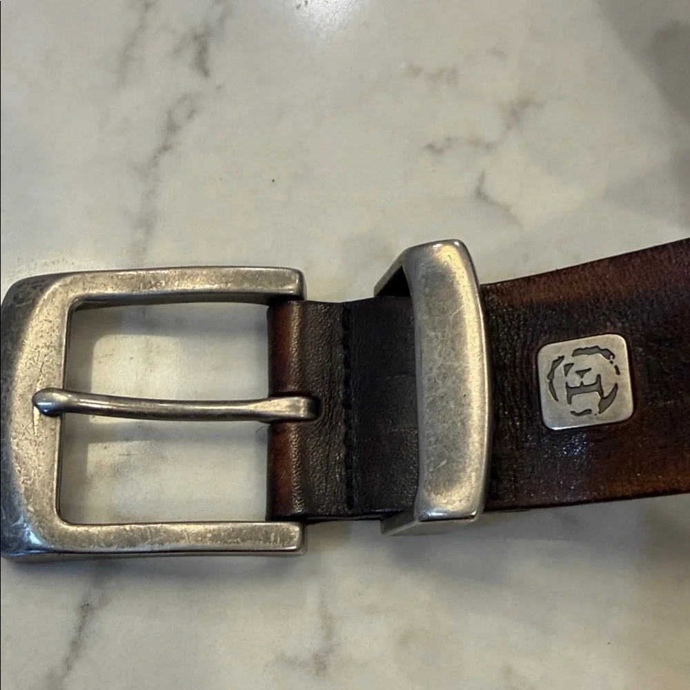 Fossil‎ Men's Brown Leather Belt Size 34